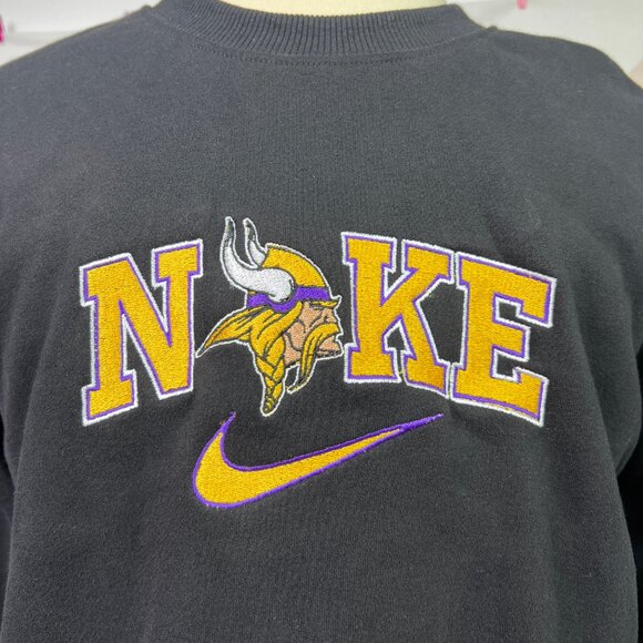 Minnesota Football Team Embroidered Crewneck Sweatshirt - Picture 2 of 5